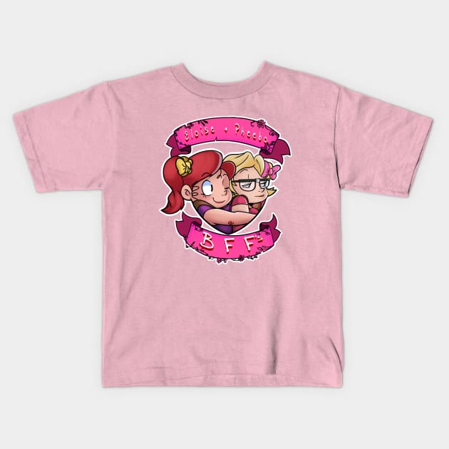 Eloise & Pheebo Kids T-Shirt by AwkwardKittyINC